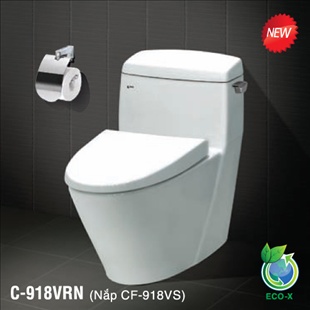 Bồn cầu một khối Inax C-918VRN (Nắp êm)