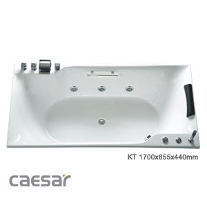 Bồn tắm Massage có chân yếm Caesar MT0870L(R)