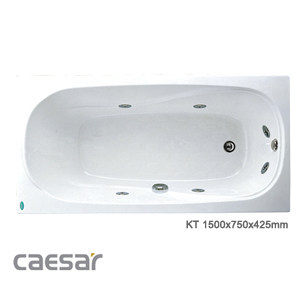 Bồn tắm Massage không chân yếm Caesar MT0170