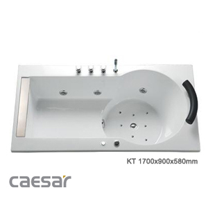 Bồn tắm Massage không chân yếm Caesar MT211AL(R)