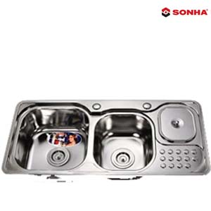 Chậu rửa Inox Sơn Hà SH 3H1B-890