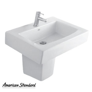 Chậu rửa Lavabo chân lửng AMERICAN Standard 0504W/0704-WT