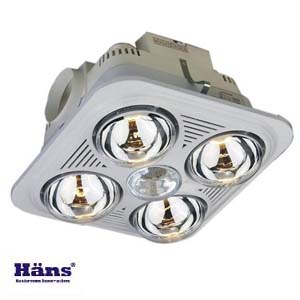 Đèn sưởi nhà tắm Hans H4B610 (âm trần)