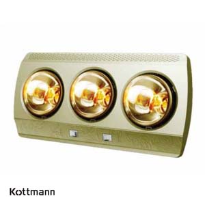 Đèn sưởi nhà tắm Kottmann K3B-G (sáng vàng dịu)